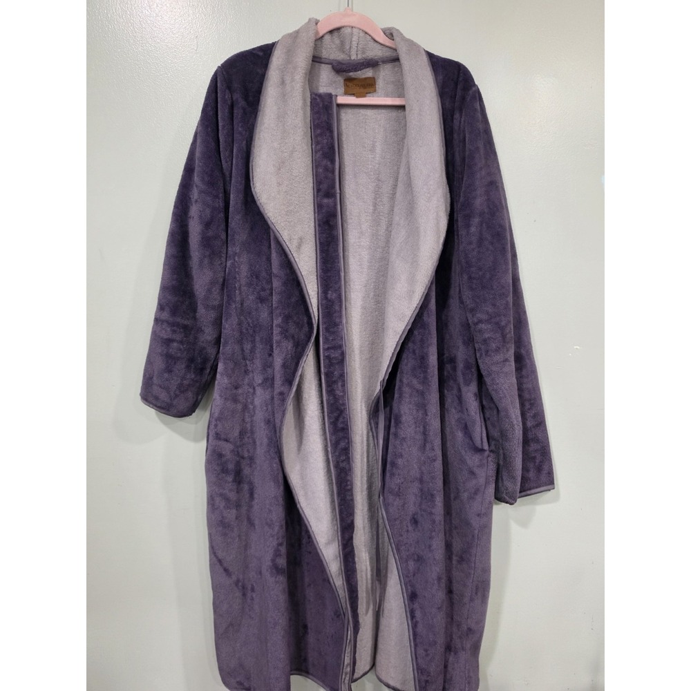 Koolaburra by UGG Plush Fleece Purple Robe Women's Size Large With Tie Belt